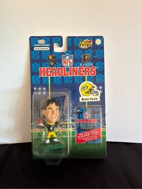 NEW 1996 Corinthian NFL Headliners Action Figure Brett Favre Green Bay Packers